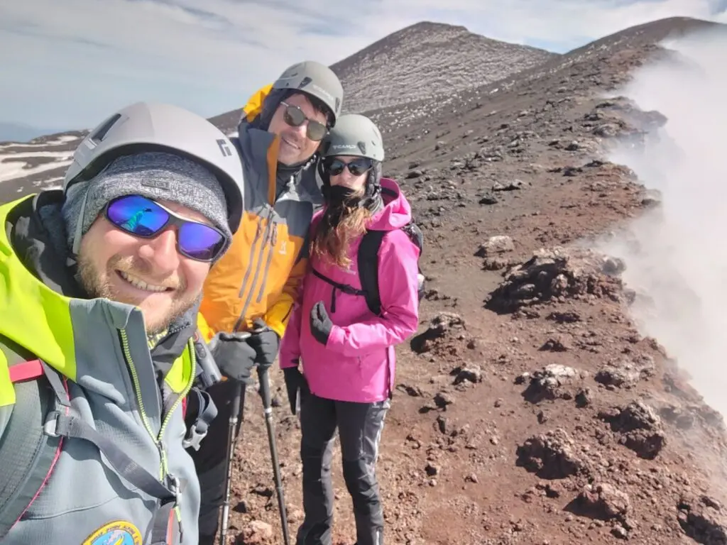 Sunscreen protection essential at Mount Etna's high altitude